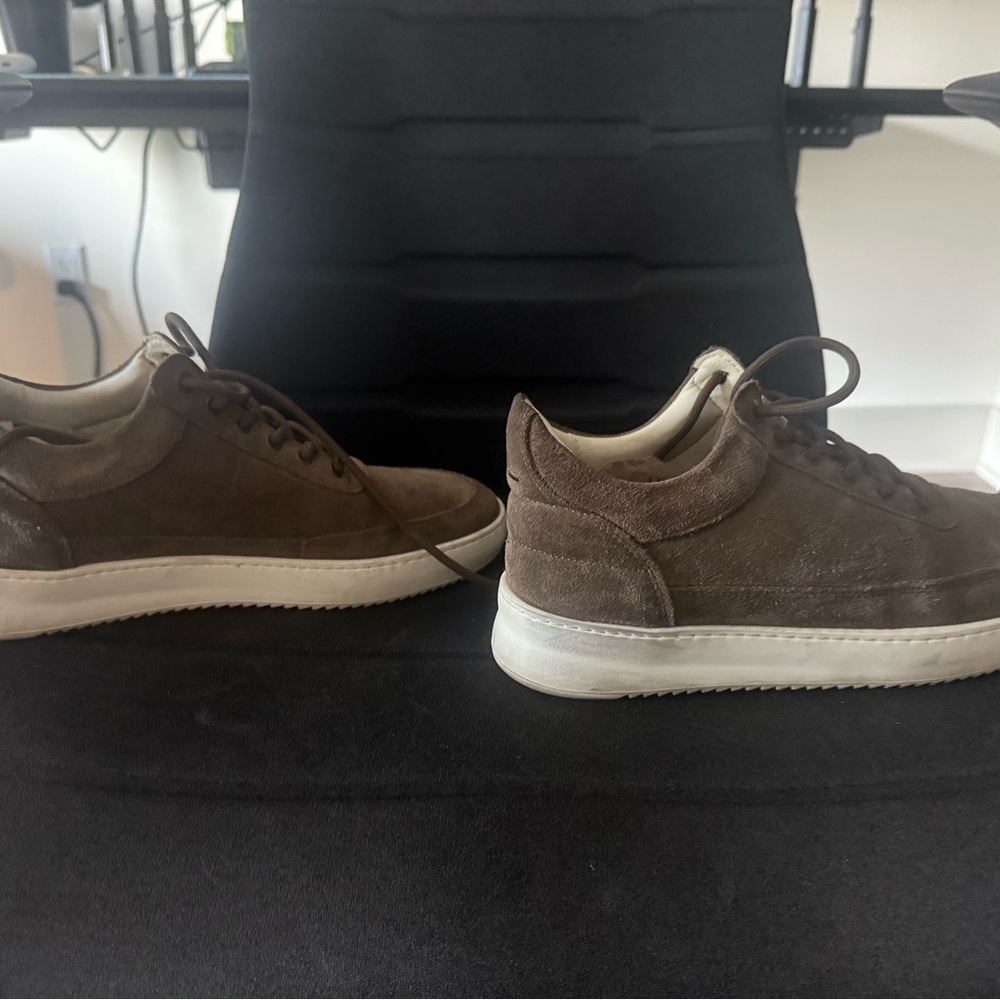 Filling Pieces Low Top Organic Suede